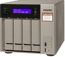Qnap製NAS TVS-473e 2.0TB×4台構成