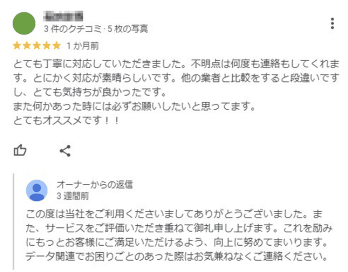 クチコミ