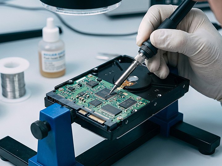 専門業者の精密な作業