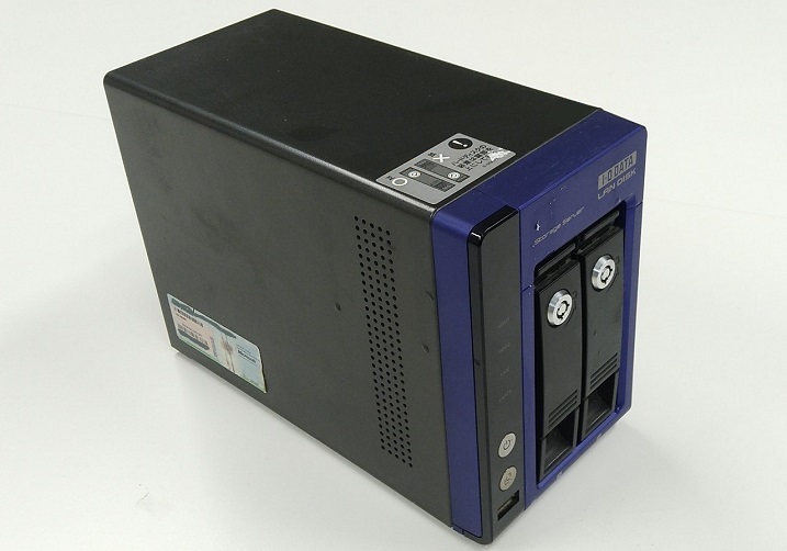 外付けハードディスク・ドライブ LAN DISK HDL-Z2WQ2D LANDISK(HDL-Z2WQ8D)のデータ復旧事例(重度物理障害