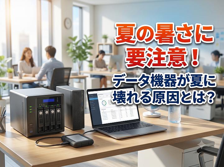 夏のデータトラブルの原因は熱？